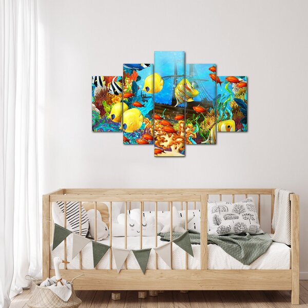 Kép - színes korallzátony (150x105 cm)