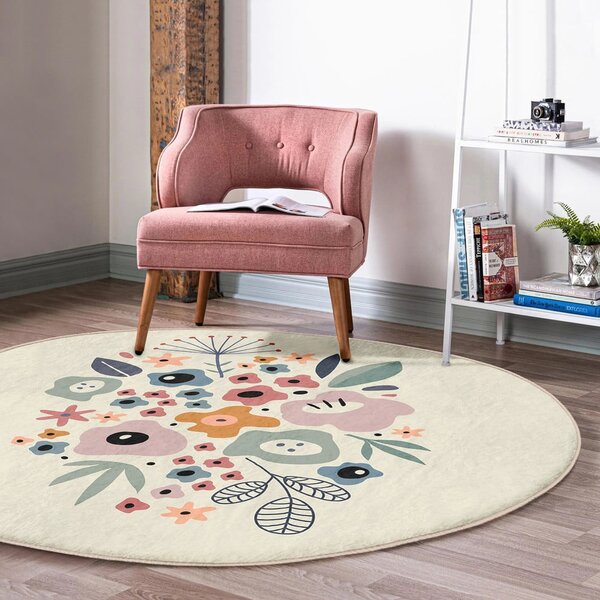 Mosható-robotporszívóval tisztítható kerek szőnyeg ø 80 cm Comfort – Mila Home