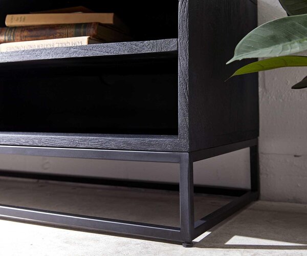 DELIFE Komód Famke 145 cm mango teak 2 ajtós 3 rekeszes
