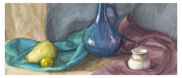 Kép - festett csendélet (120x50 cm)