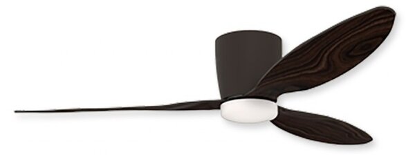 Mennyezeti ventilátor Veneti CCT bronz/dió, szabályozható LED-del