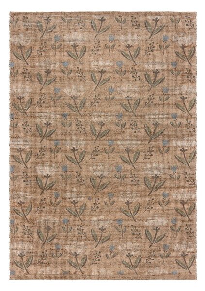 Natúr színű kézi szövésű juta keverék szőnyeg 160x230 cm Arriana – Flair Rugs