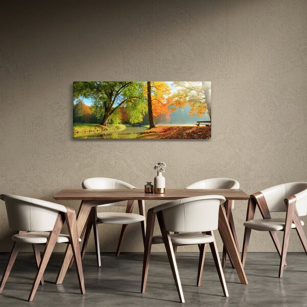 Kép - Nyugodt őszi táj (120x50 cm)