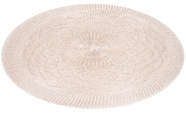 Mandala bézs, 38 cm-es tányéralátét