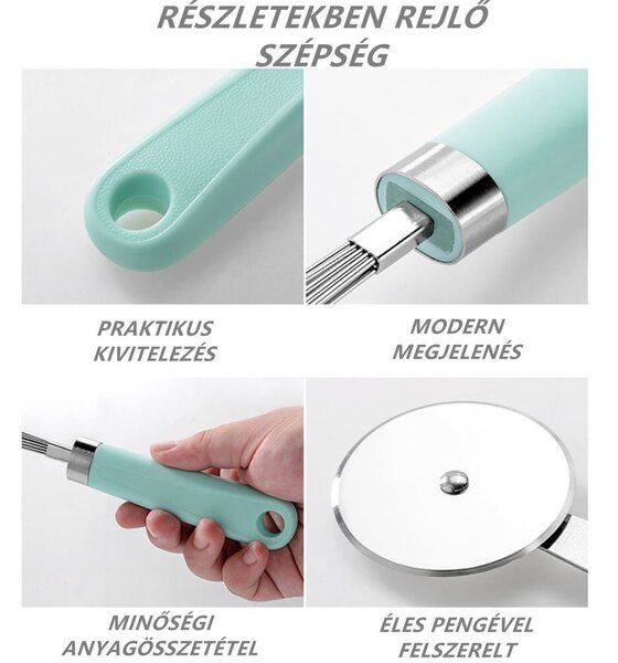 Felakasztható konyhai eszköz készlet - 9 db
