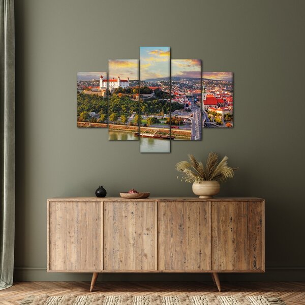 Kép - panoráma, Pozsony, Szlovákia (150x105 cm)