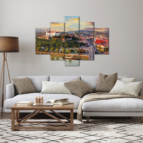Kép - panoráma, Pozsony, Szlovákia (150x105 cm)