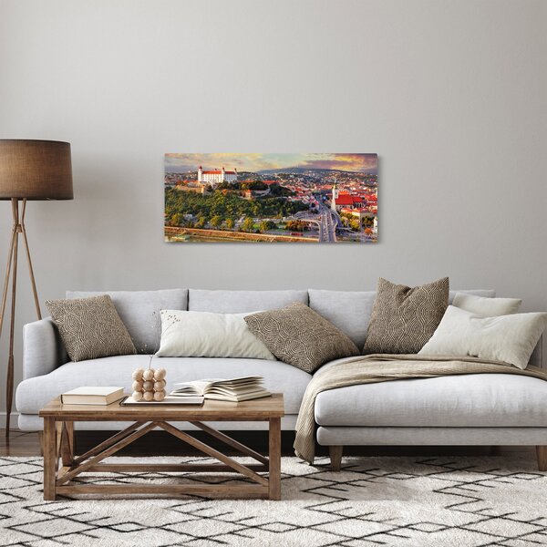 Kép - panoráma, Pozsony, Szlovákia (120x50 cm)