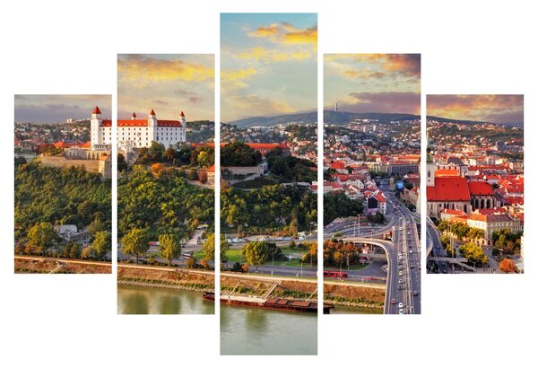 Kép - panoráma, Pozsony, Szlovákia (150x105 cm)