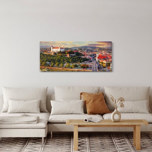 Kép - panoráma, Pozsony, Szlovákia (120x50 cm)