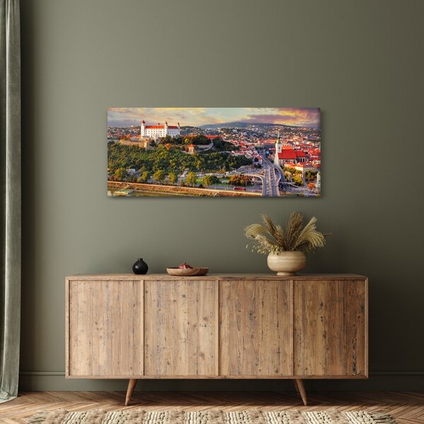 Kép - panoráma, Pozsony, Szlovákia (120x50 cm)