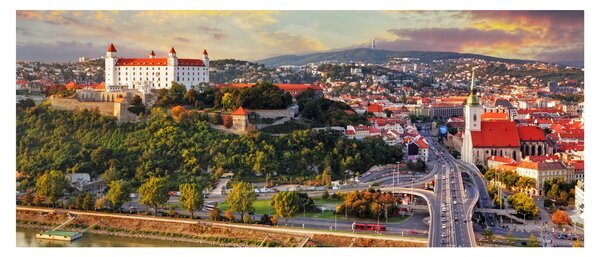 Kép - panoráma, Pozsony, Szlovákia (120x50 cm)