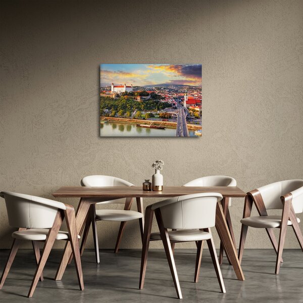 Kép - panoráma, Pozsony, Szlovákia (70x50 cm)