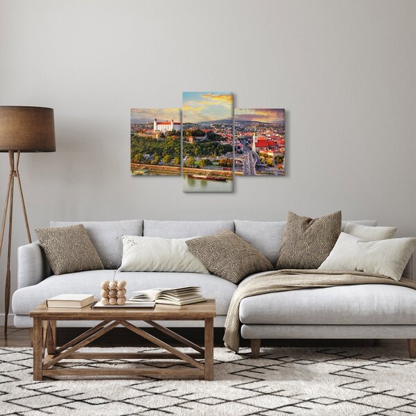 Kép - panoráma, Pozsony, Szlovákia (90x60 cm)
