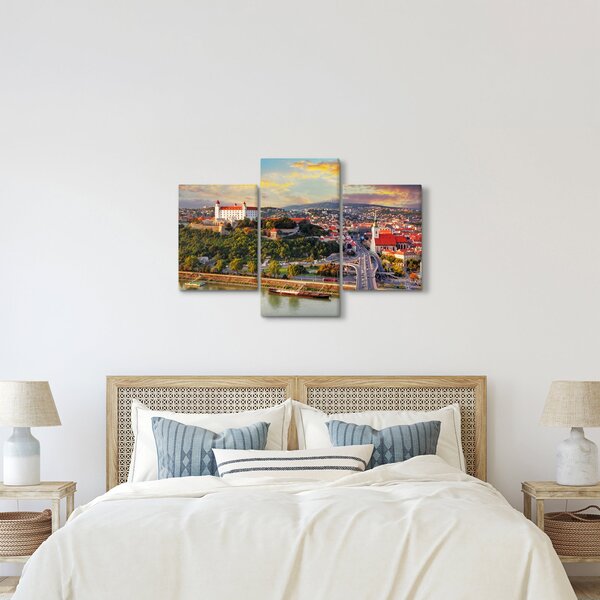 Kép - panoráma, Pozsony, Szlovákia (90x60 cm)