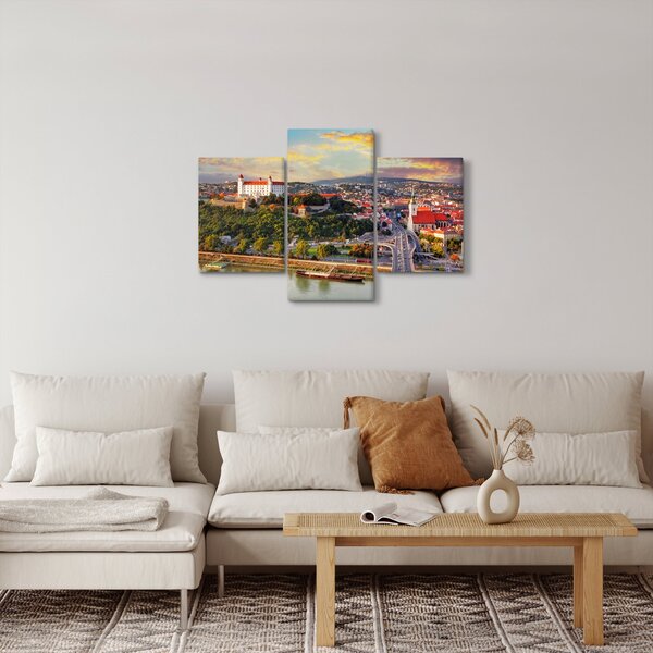 Kép - panoráma, Pozsony, Szlovákia (90x60 cm)