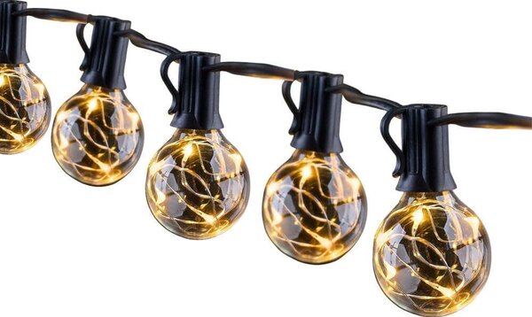 Kültéri LED-es gömb fényfüzér - 30 LED - 3 m