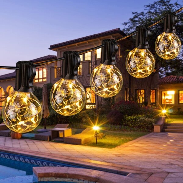 Kültéri LED-es gömb fényfüzér - 30 LED - 3 m