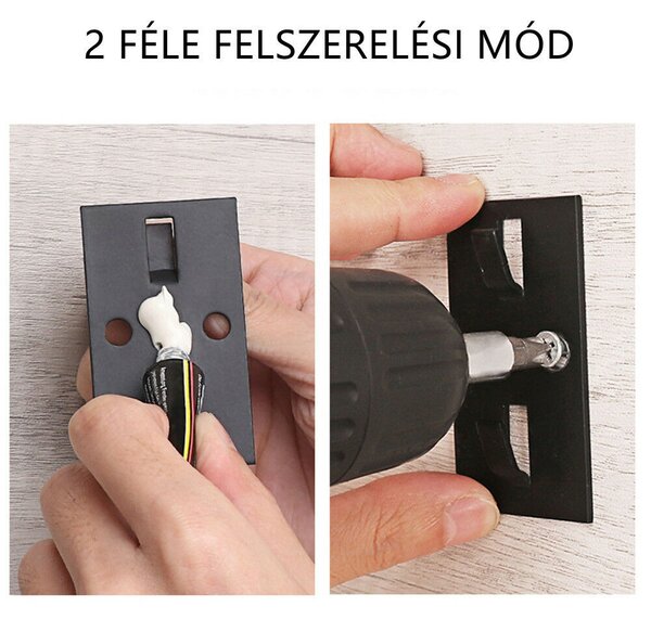 Konyhai falra szerelhető fém polc - 35 cm - TWJ-A-0020