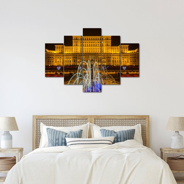 Kép - A Parlament palotája, Bukarest, Románia (150x105 cm)