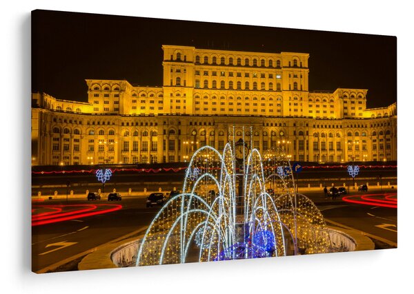 Kép - A Parlament palotája, Bukarest, Románia (90x60 cm)