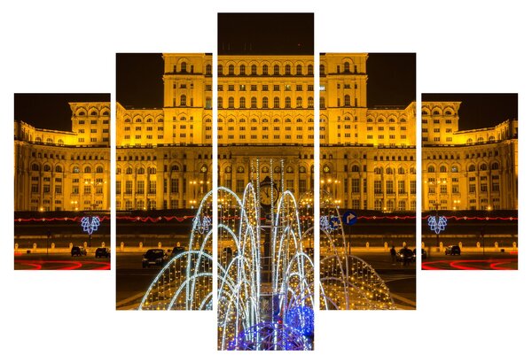 Kép - A Parlament palotája, Bukarest, Románia (150x105 cm)