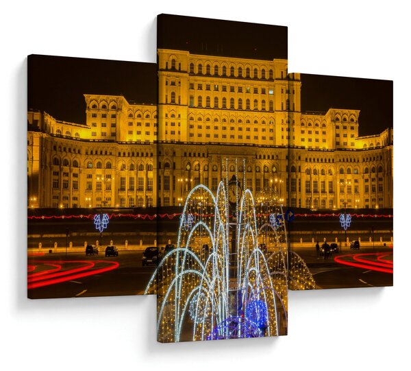 Kép - A Parlament palotája, Bukarest, Románia (90x60 cm)