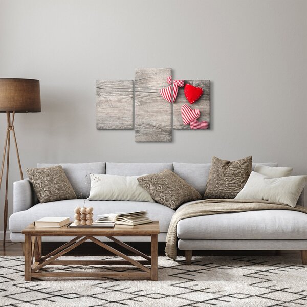 Kép - szív (90x60 cm)