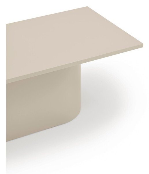 Krémszínű dohányzóasztal 50x111 cm Totem – Teulat