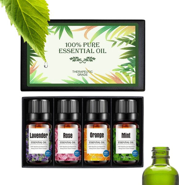 Pulaiyi Aromaterápiás illóolaj készlet - 4 db