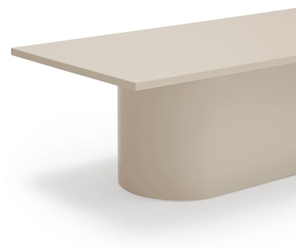 Krémszínű dohányzóasztal 50x111 cm Totem – Teulat