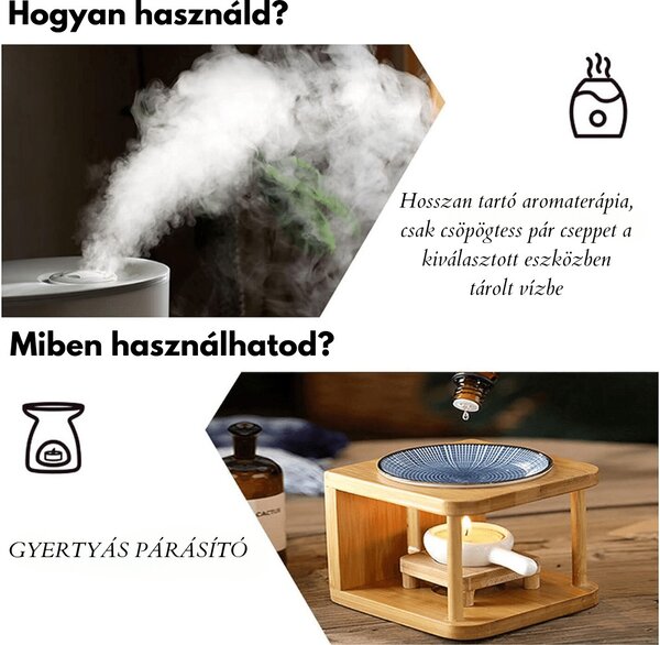 Pulaiyi Aromaterápiás illóolaj készlet - 4 db