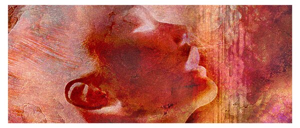 Kép - Egy női arc profilja (120x50 cm)