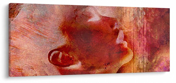 Kép - Egy női arc profilja (120x50 cm)