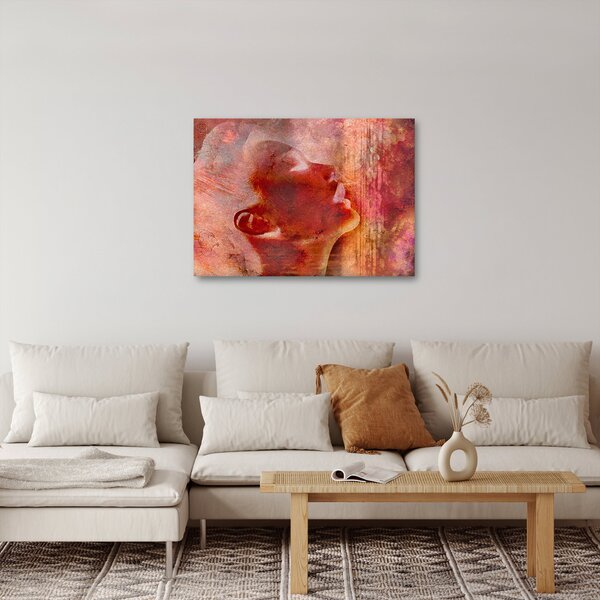 Kép - Egy női arc profilja (70x50 cm)