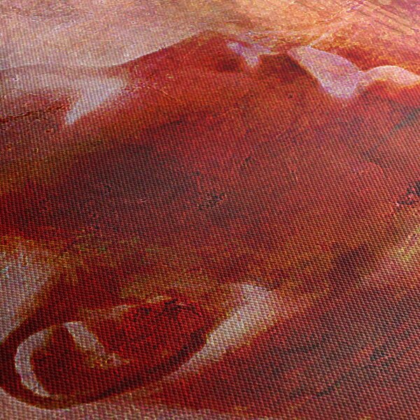 Kép - Egy női arc profilja (órával) (90x30 cm)