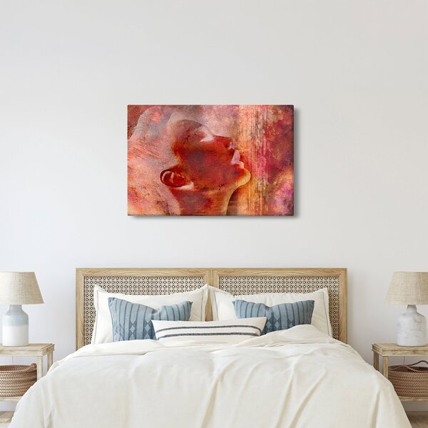 Kép - Egy női arc profilja (90x60 cm)
