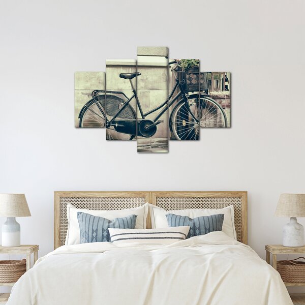 Kép - Vintage kör virágokkal (150x105 cm)