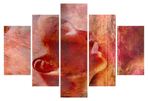 Kép - Egy női arc profilja (150x105 cm)