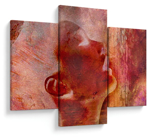 Kép - Egy női arc profilja (90x60 cm)