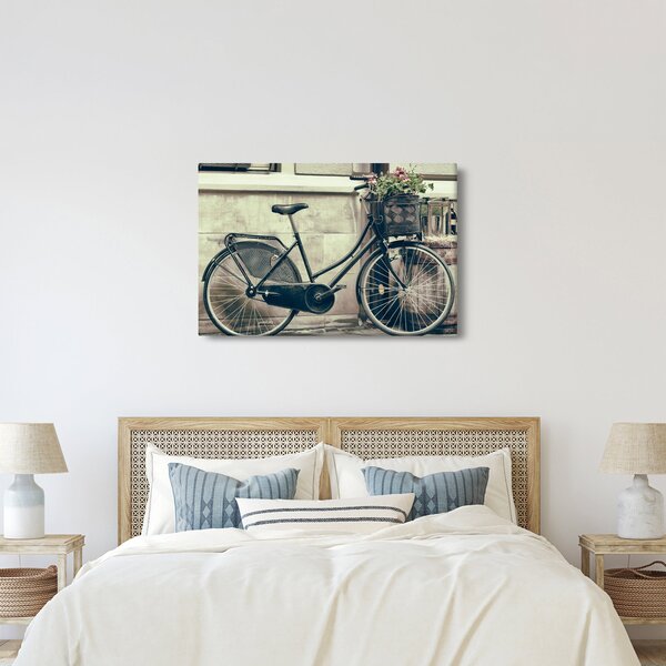 Kép - Vintage kör virágokkal (90x60 cm)