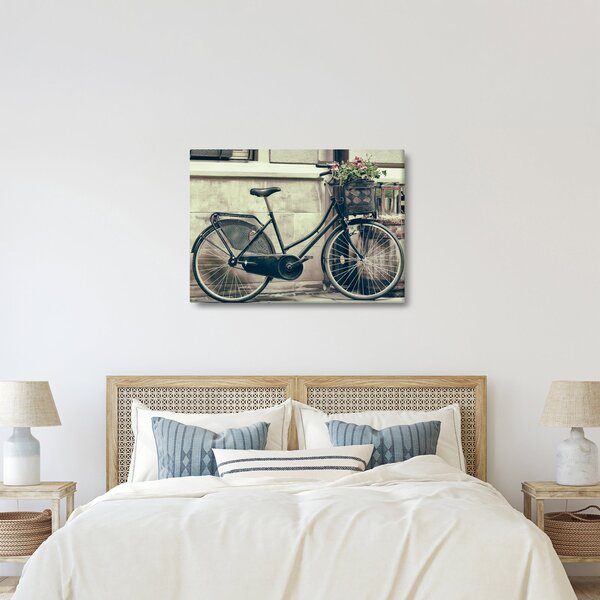 Kép - Vintage kör virágokkal (70x50 cm)