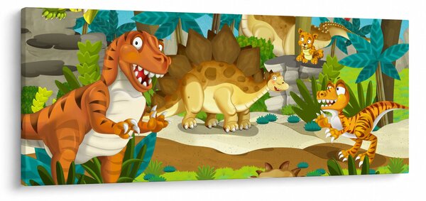 Kép - dinoszaurusz (120x50 cm)