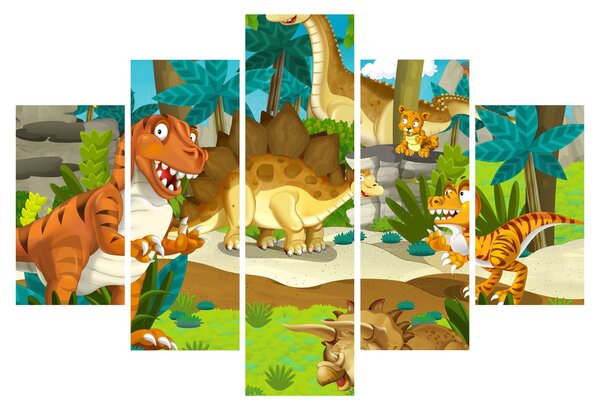 Kép - dinoszaurusz (150x105 cm)