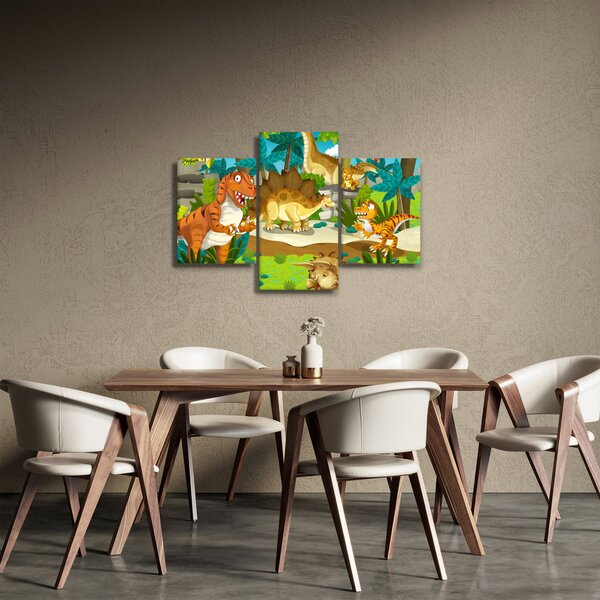 Kép - dinoszaurusz (90x60 cm)