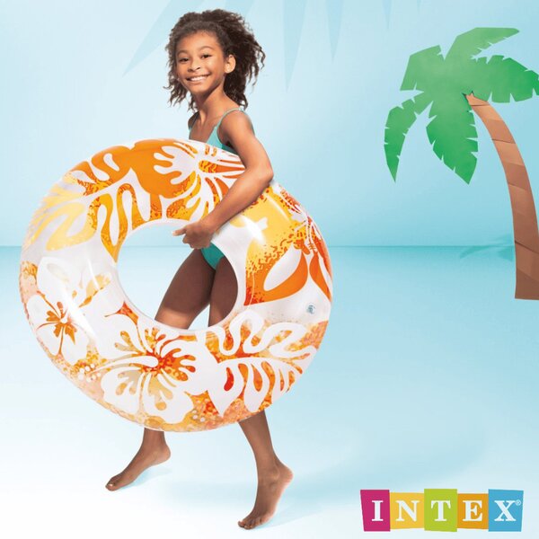 INTEX Clear Color úszógumi gyerekeknek - 59251np - Sárga