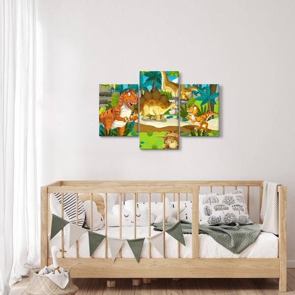 Kép - dinoszaurusz (90x60 cm)
