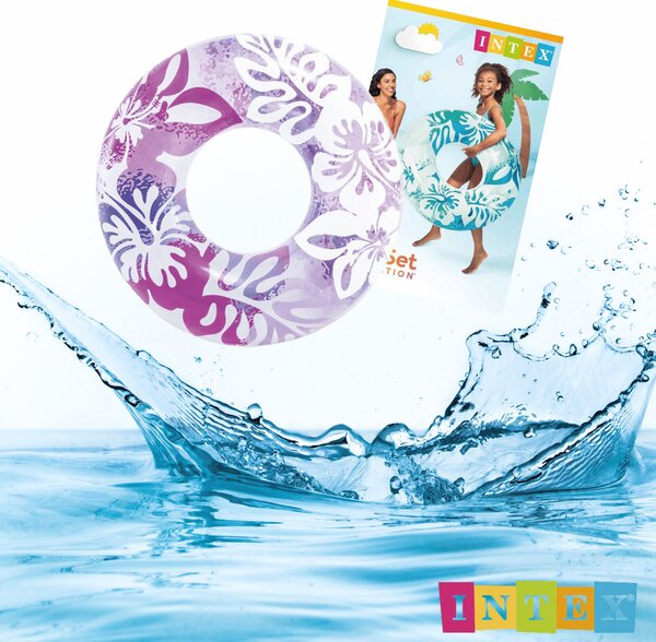 INTEX Clear Color úszógumi gyerekeknek - 59251np - Lila