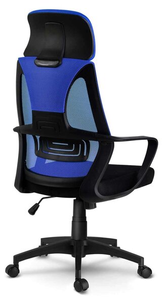 Sofotel Praga micro-hálós ergonomikus Irodai szék - Kék, Fekete