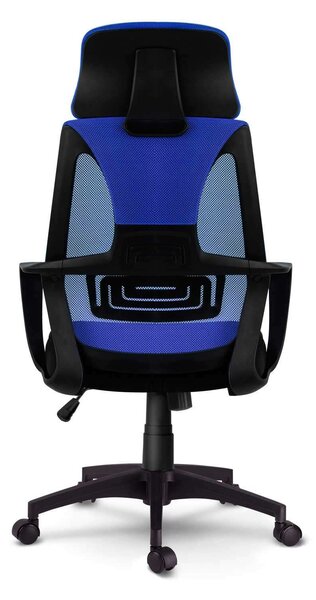 Sofotel Praga micro-hálós ergonomikus Irodai szék - Kék, Fekete